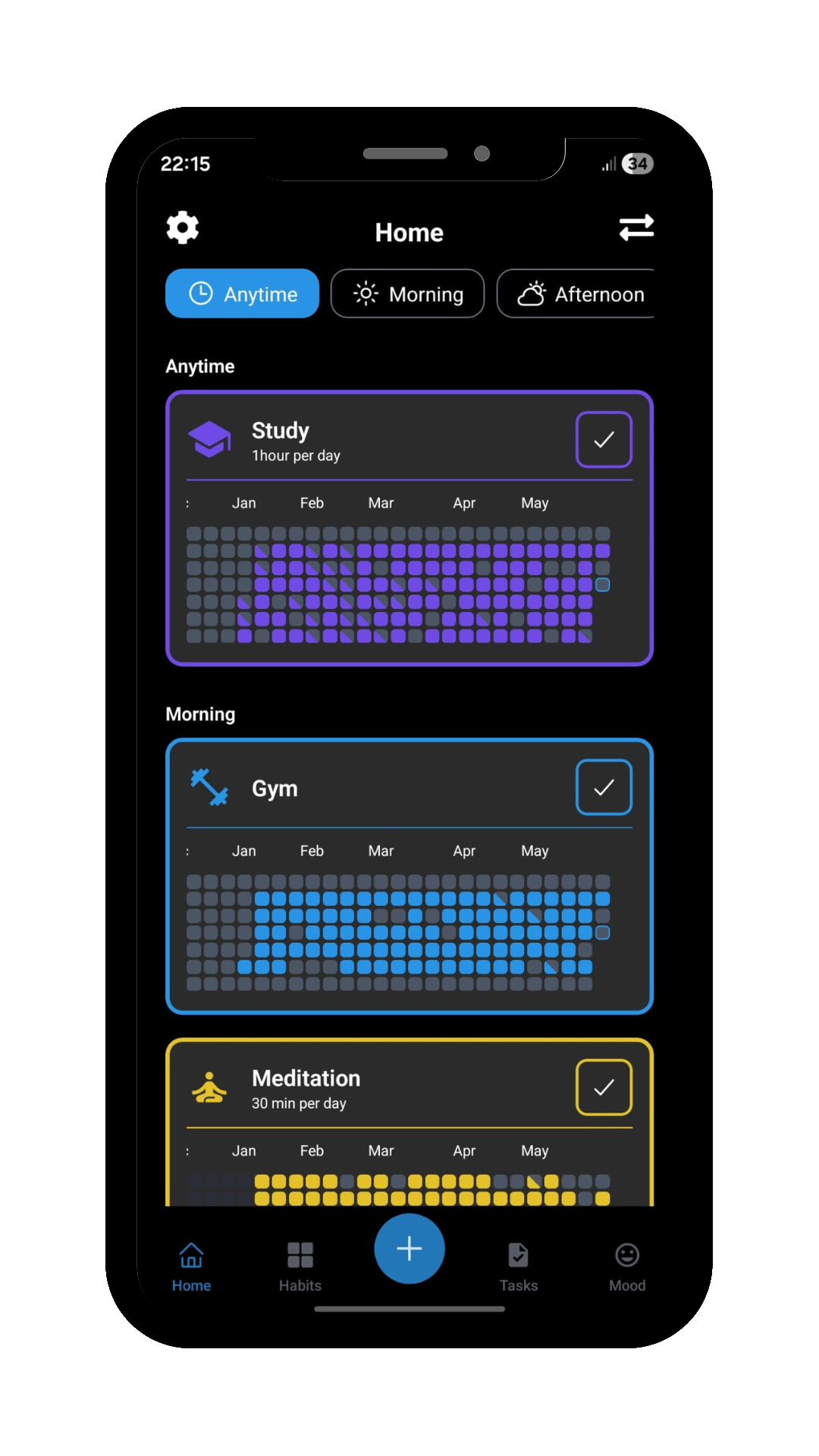 HabitKai screen