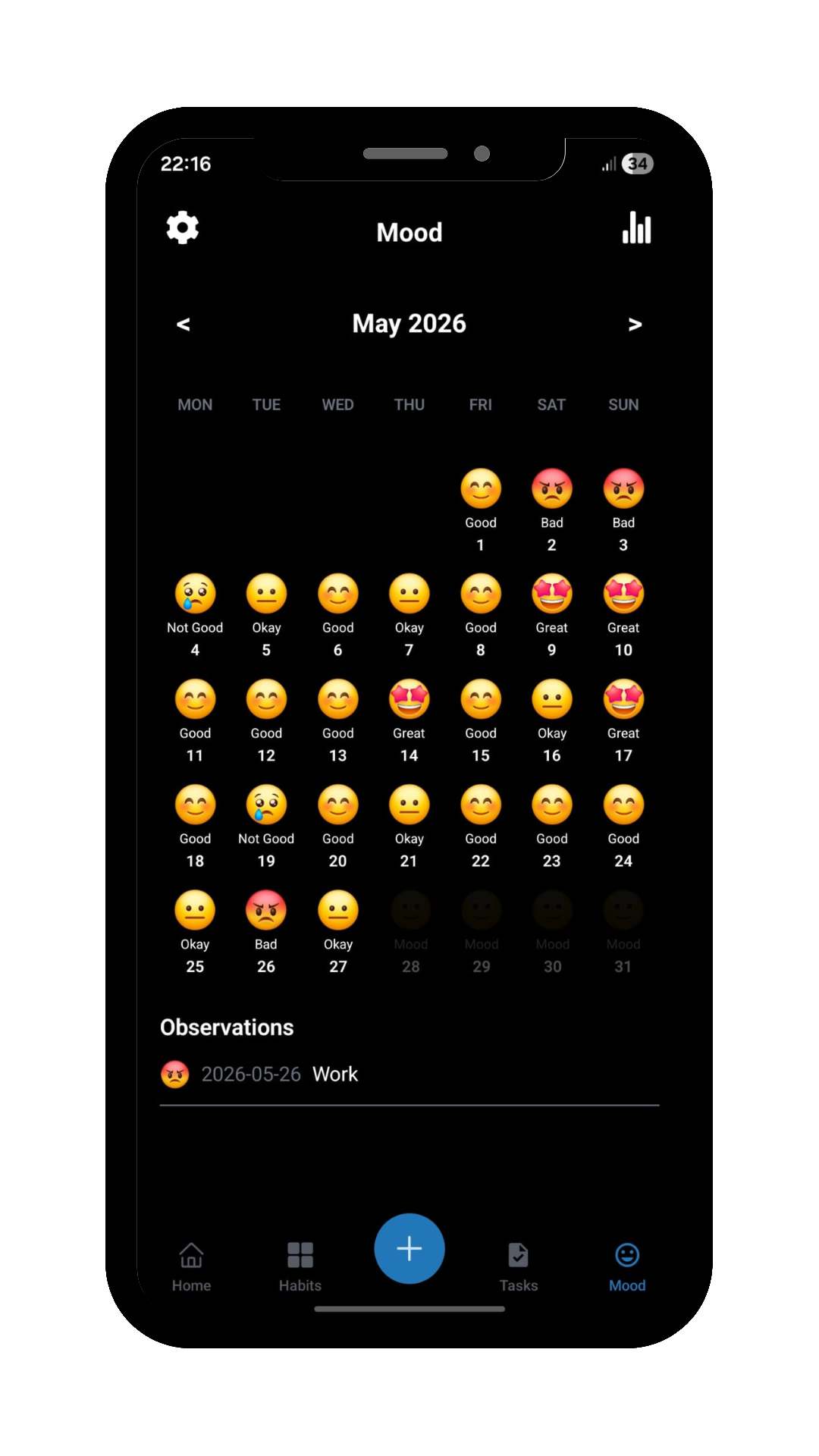 HabitKai screen